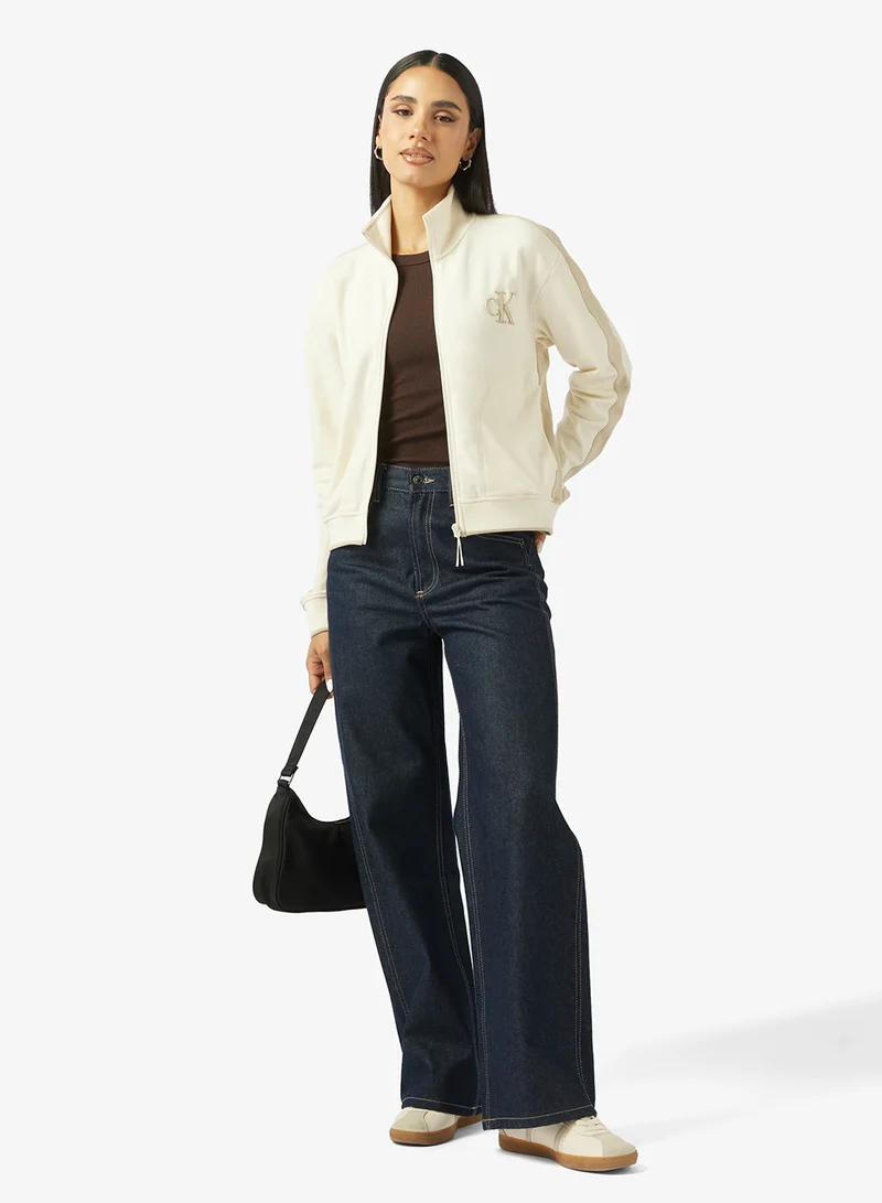 Calvin Klein Jeans  Logo Track Jacket for Women | Best Price UAE